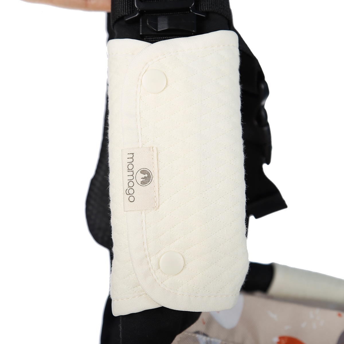Địu ngồi cho bé Hip Seat Premium Mamago C04 (Hồng Kaki) - mặt phải