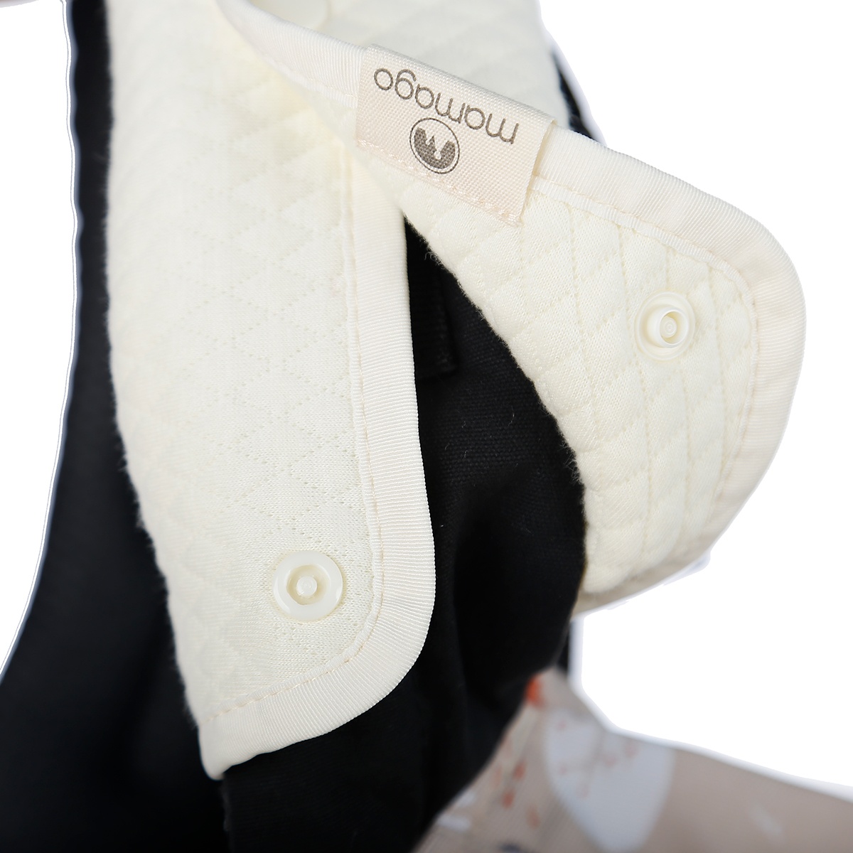 Địu ngồi cho bé Hip Seat Premium Mamago C04 (Hồng Kaki) - góc nghiêng