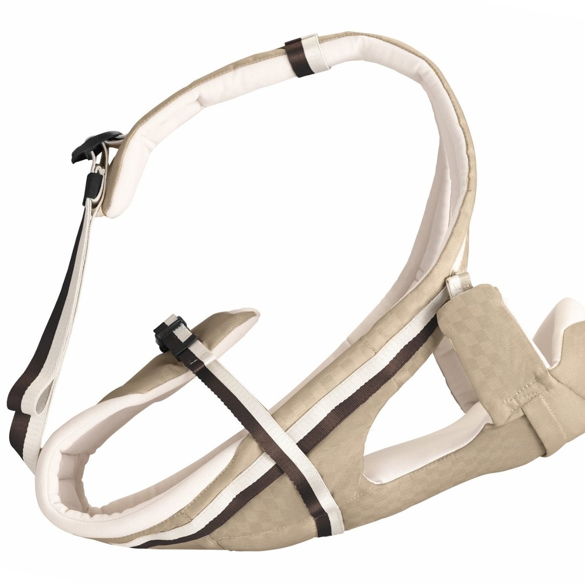 Địu trẻ em Aprica Pitta Beige 39401 (màu be) - mặt trái