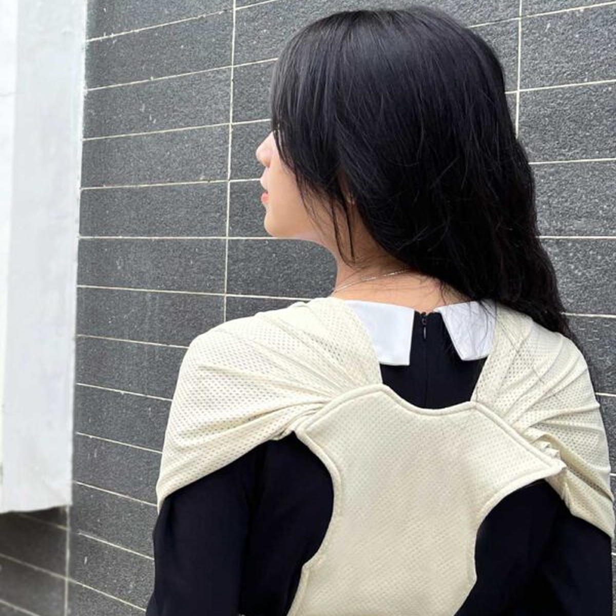 Địu vải em bé Jumy's - mặt trái