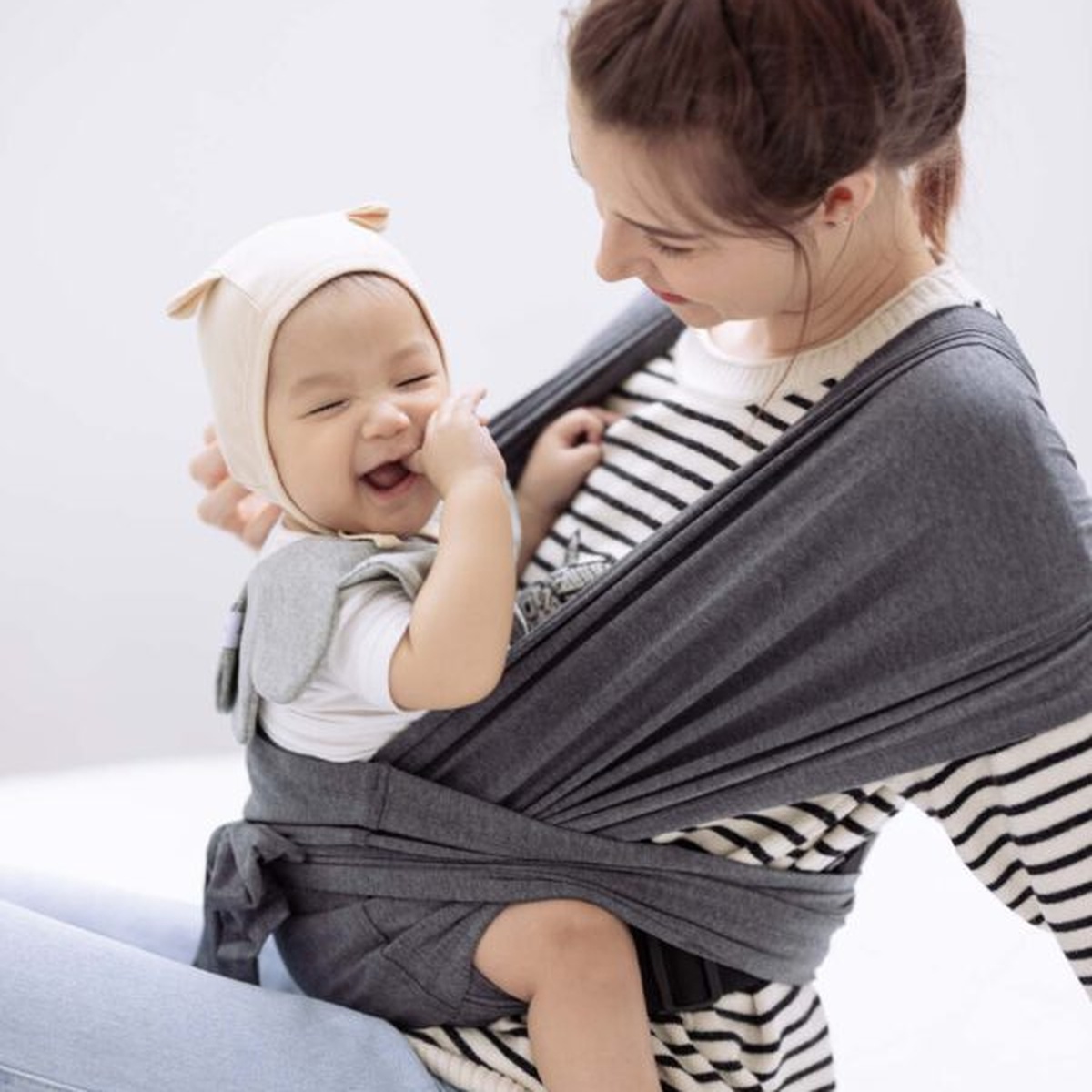 Địu vải em bé Jumy's - mặt sau