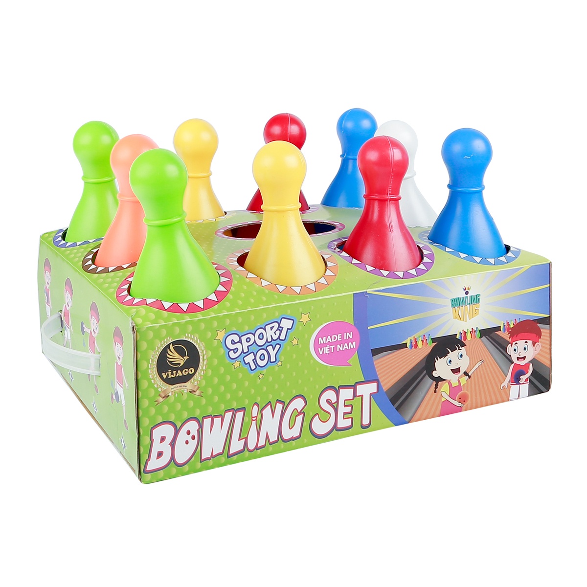 Đồ chơi bowling VJG.M3 - mặt trái
