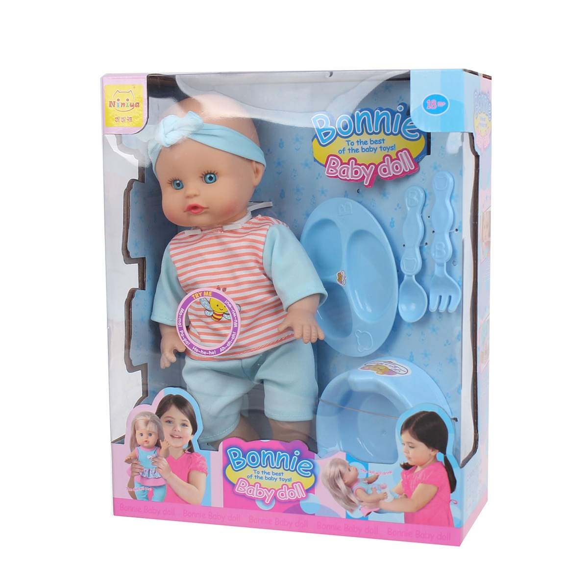 Đồ chơi búp bê DG.323B - mặt phải