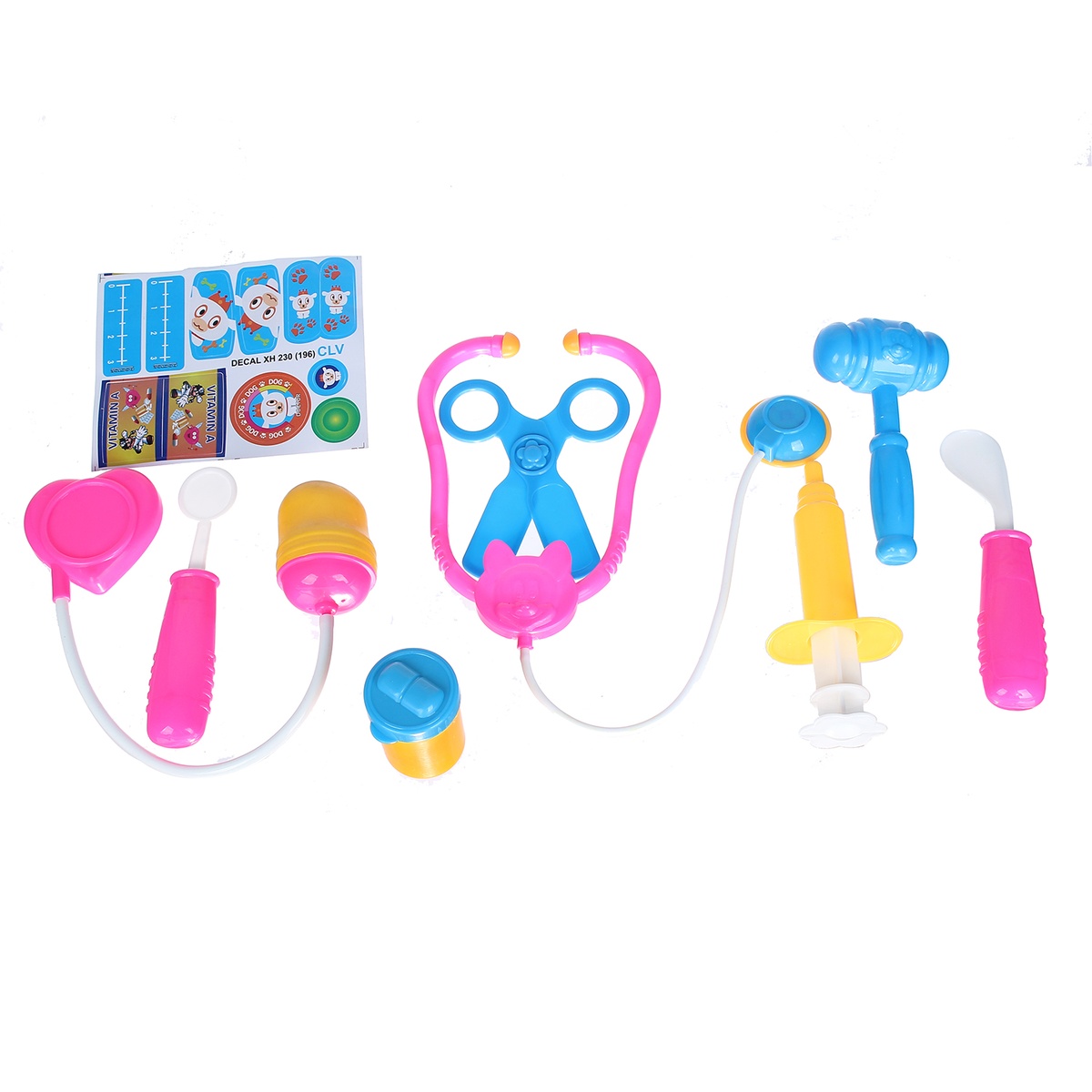 Đồ chơi cho bé gái túi đựng dụng cụ bác sĩ NCL.M1323LR - mặt trái