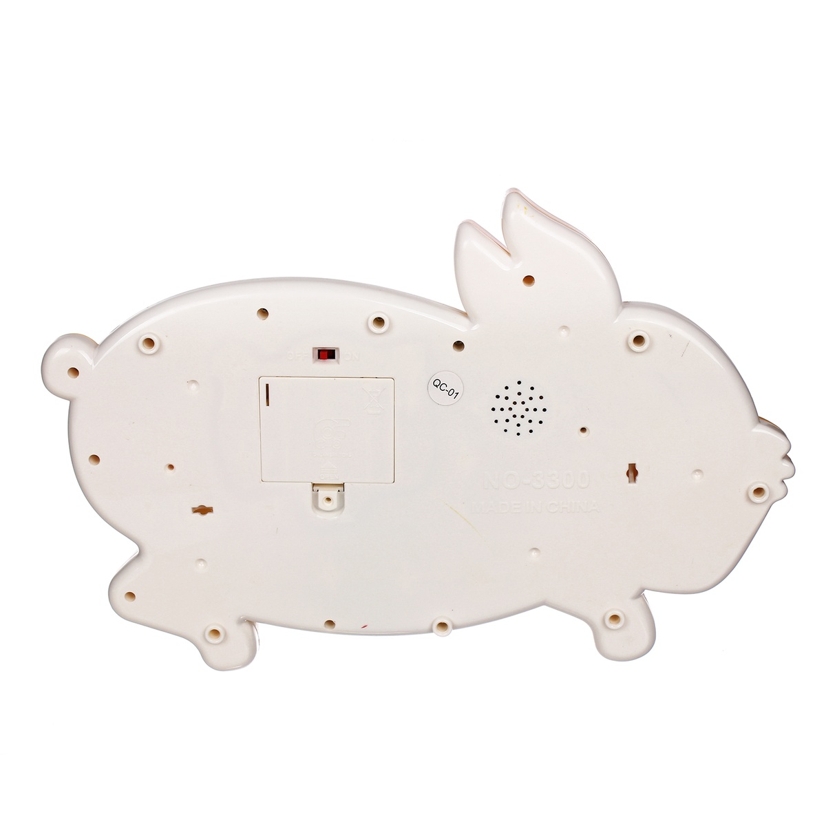 Đồ chơi đàn nhạc hình thỏ CY.3300 - mặt sau