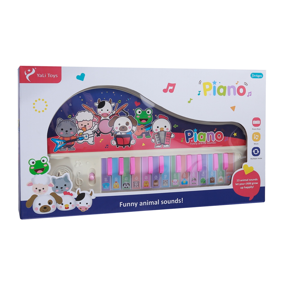 Đồ chơi đàn hình Piano No.779 AC - mặt trái