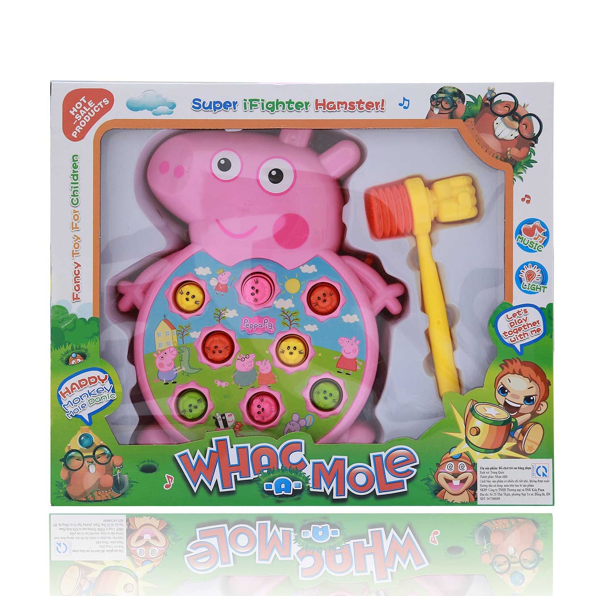 Đồ chơi đập chuột Pegpa Pig CY.8830 - mặt phải