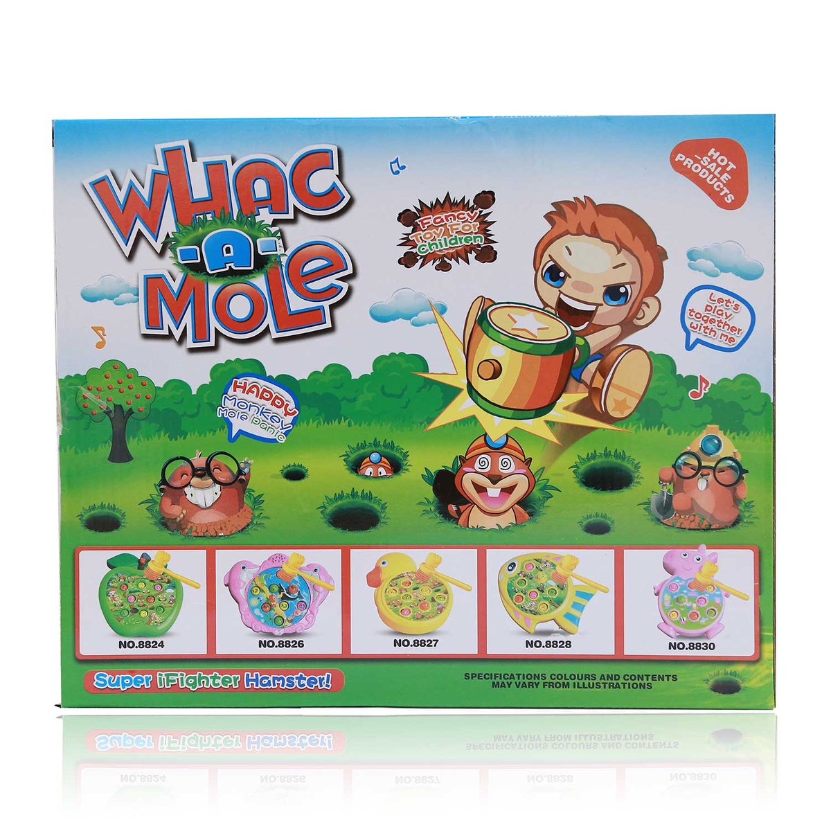 Đồ chơi đập chuột Pegpa Pig CY.8830 - góc nghiêng