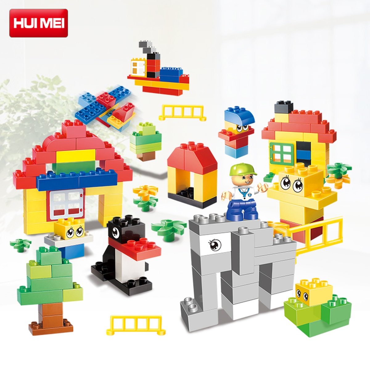 Đồ chơi hình khối giáo dục Huimei HM169-1 - hình 6