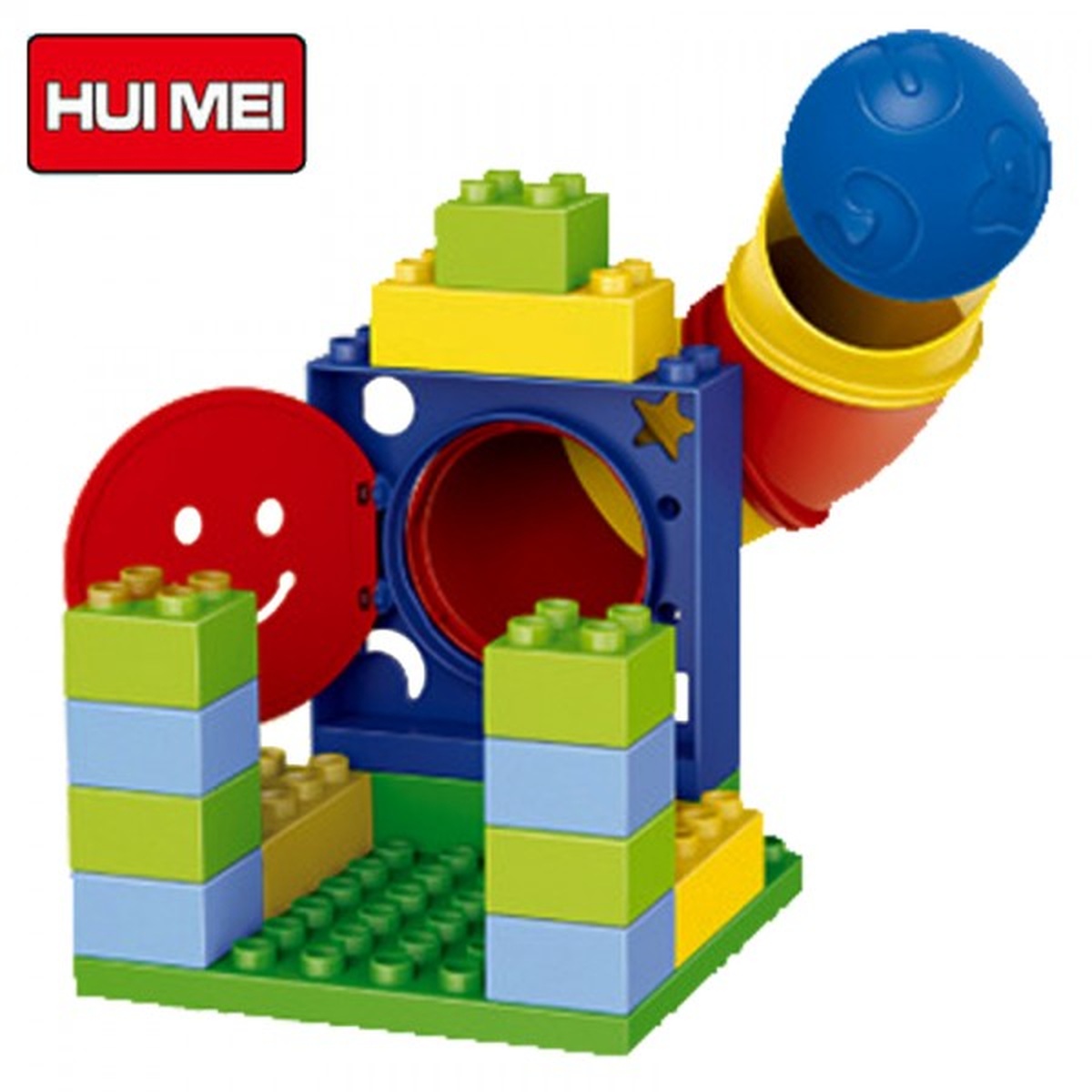 Đồ chơi hình khối ống My Little Huimei HM132-1 - mặt phải