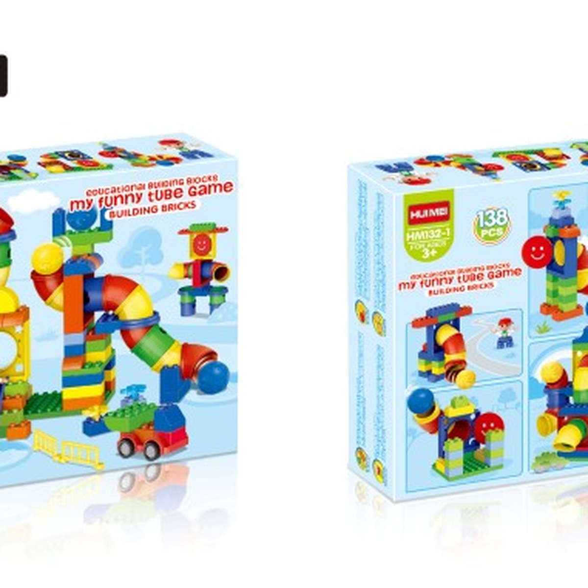 Đồ chơi hình khối ống My Little Huimei HM132-1 - hình 9