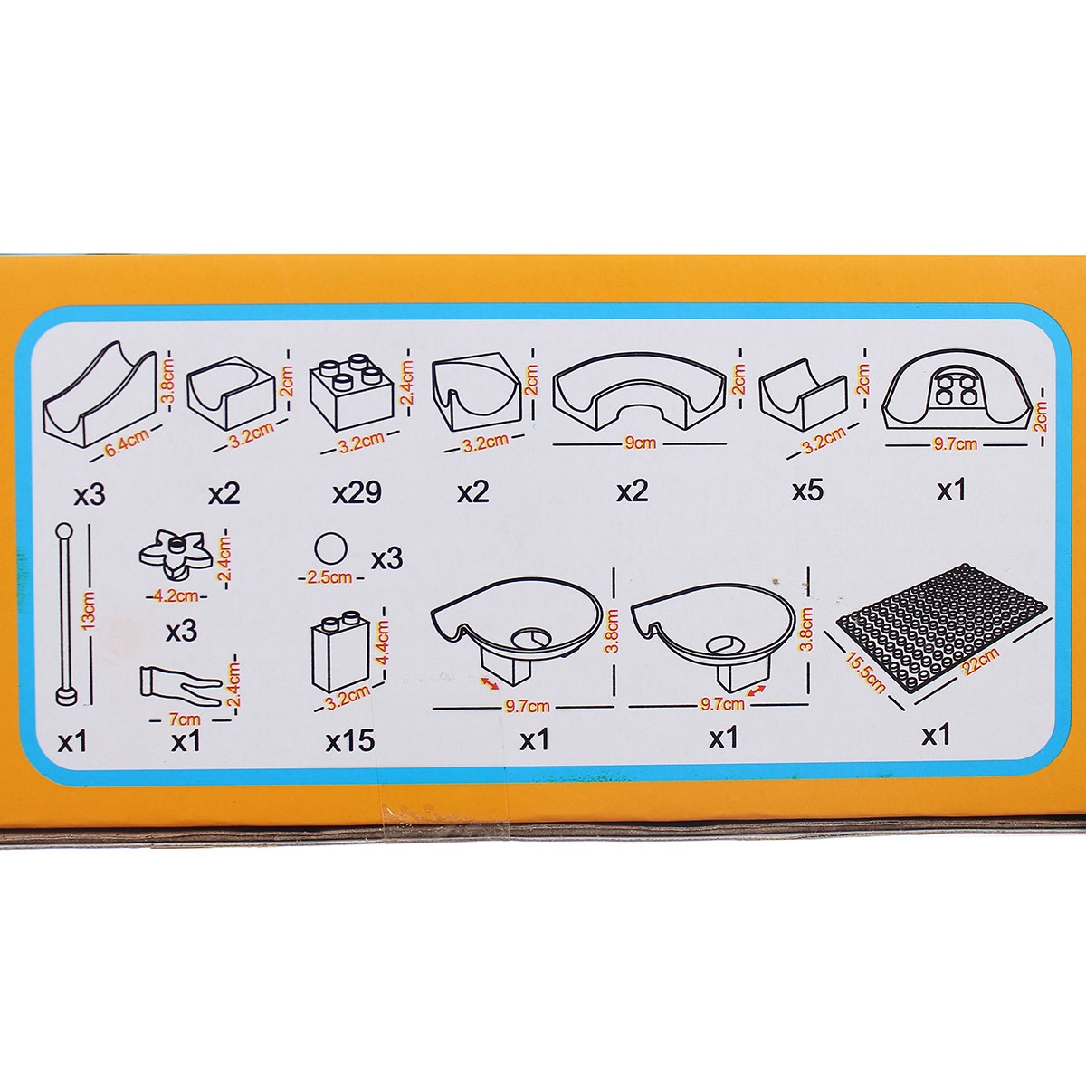 Đồ chơi lắp ghép cầu trượt thông minh HW839-42 - góc nghiêng