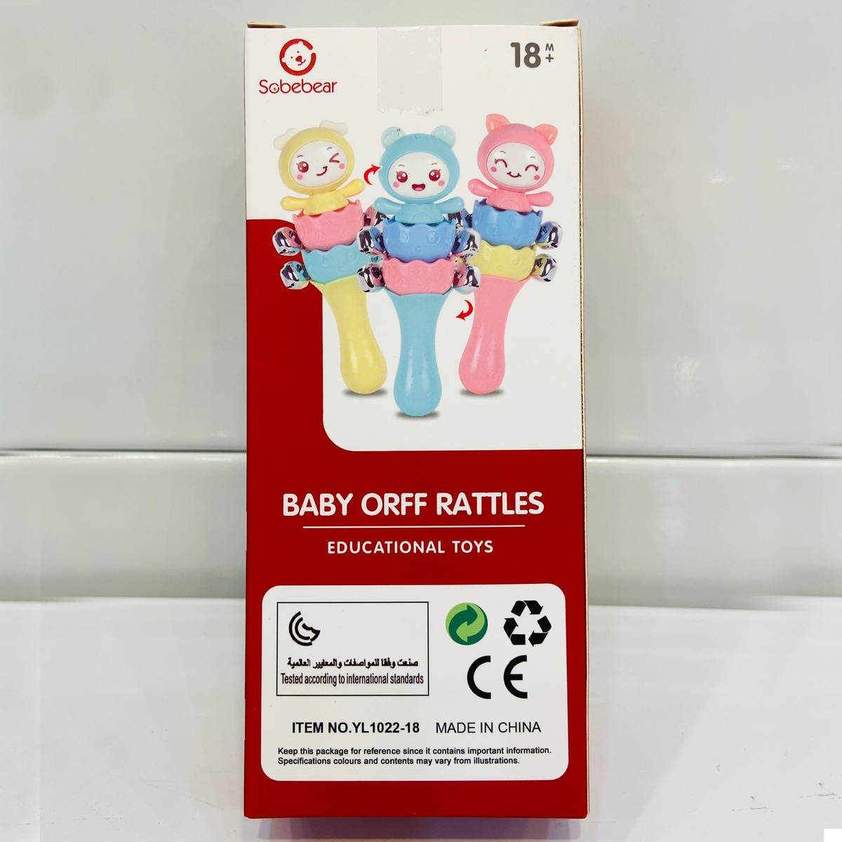 Đồ chơi lật đật búp bê CY.YL1022-18 - mặt sau