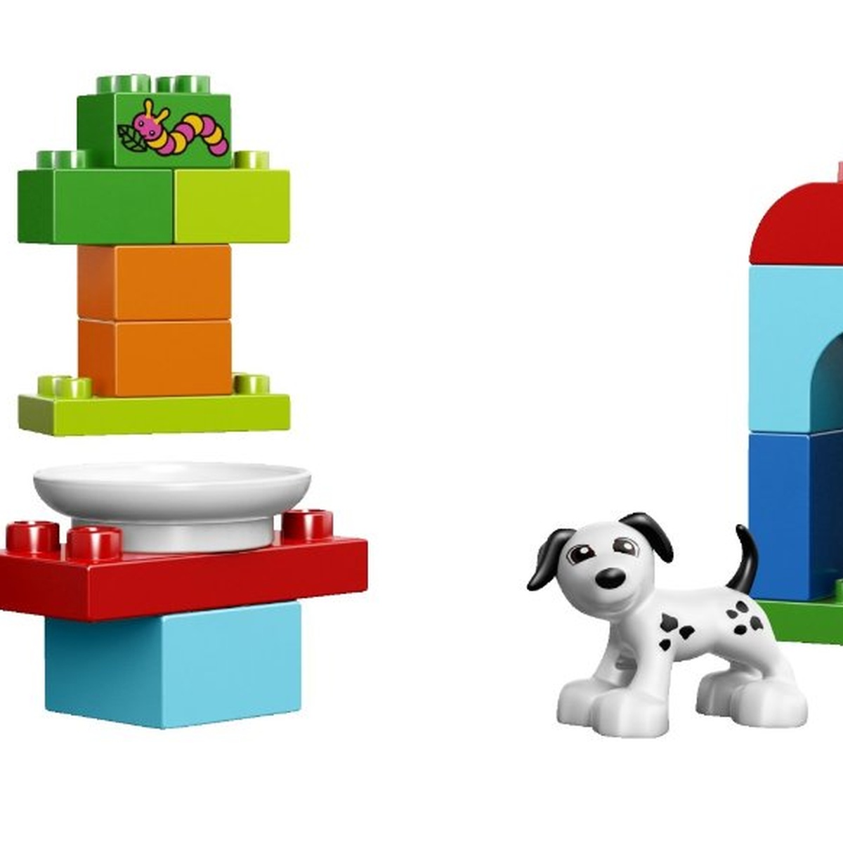 Đồ chơi Duplo 10570 hộp quà cún và mèo con - mặt sau