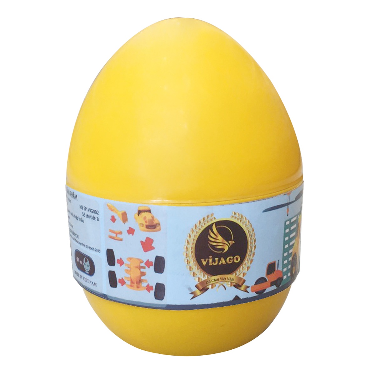 Đồ chơi quả trứng ô tô VJG.010 - mặt trái