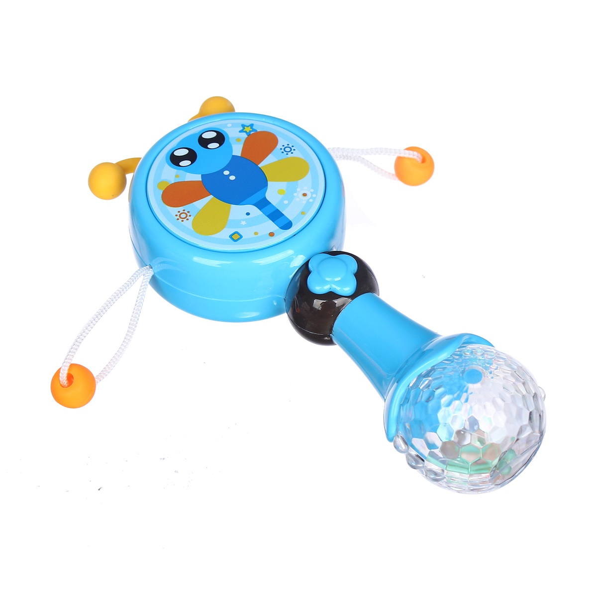 Đồ chơi trống xúc xắc có nhạc đèn IM.HE0515 - mặt trái