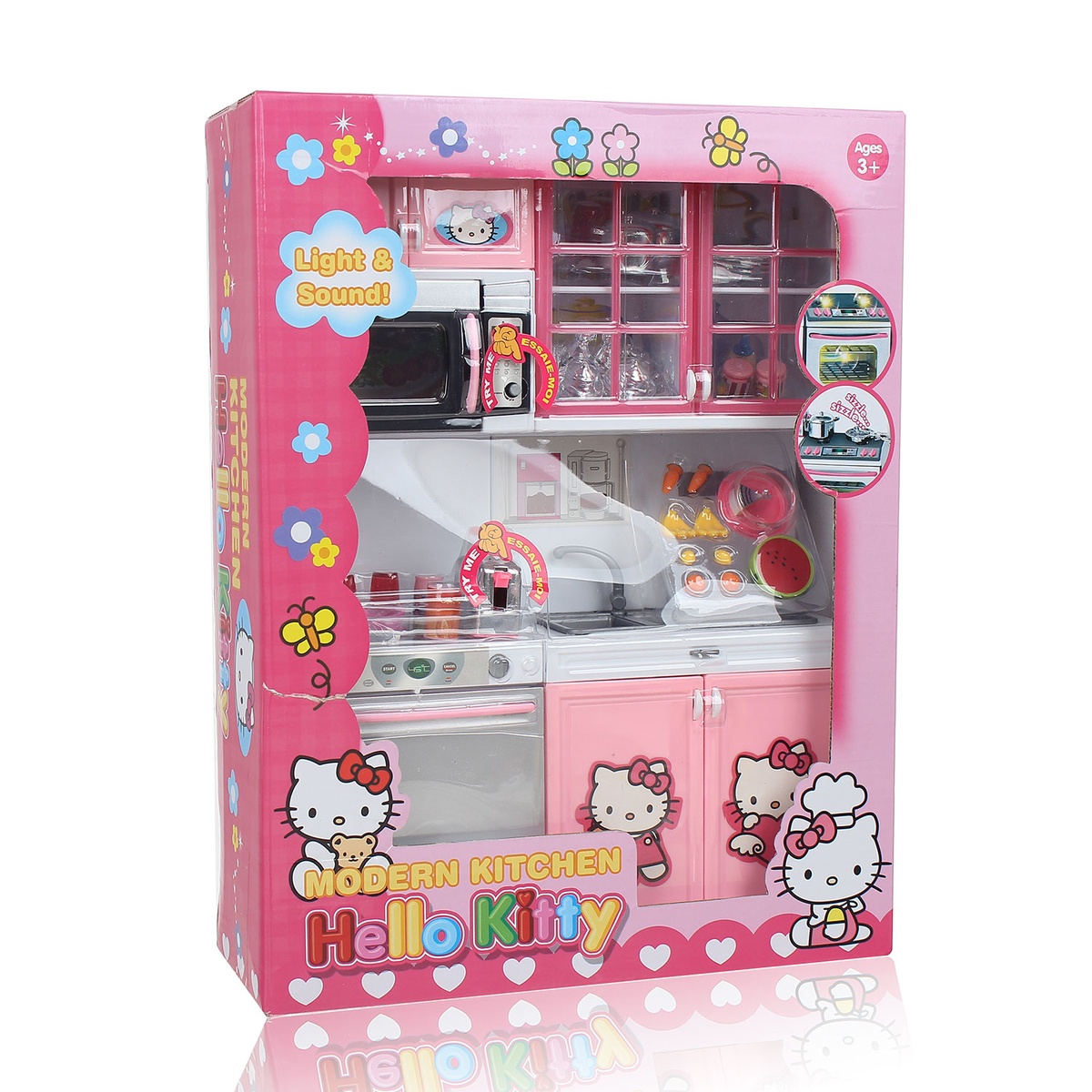 Đồ chơi tủ bếp in hình chú mèo Hello Kitty - mặt phải