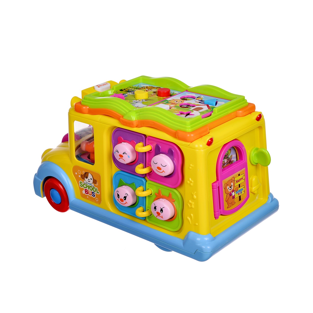 Đồ chơi xe bus trường học thông minh HL.796 - hình 6