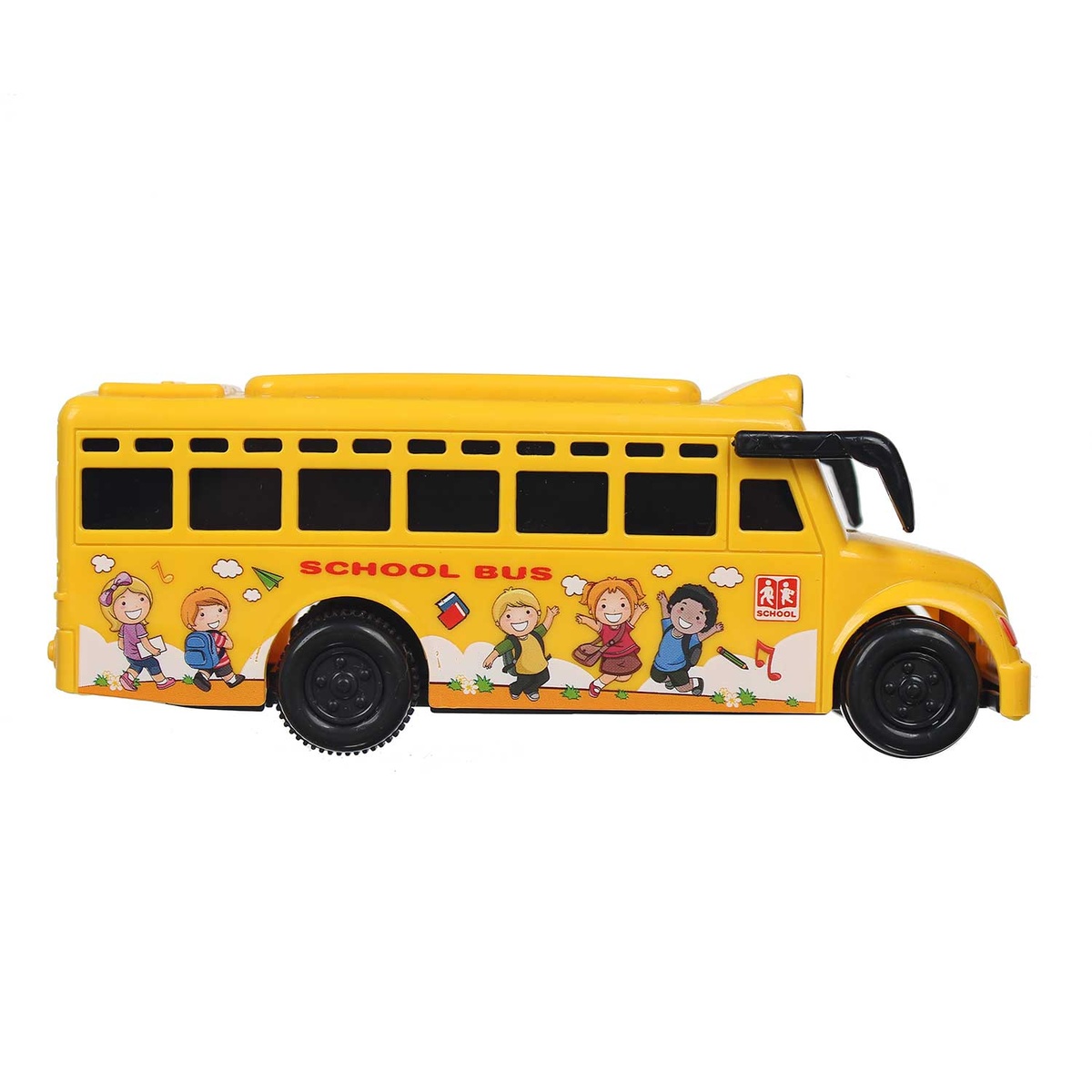 Đồ chơi mô hình xe bus trường học có đèn CY.7705 - mặt sau