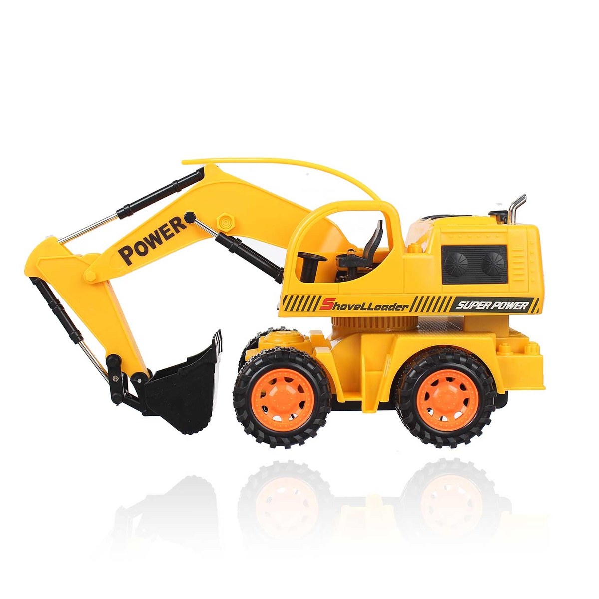 Đồ chơi xe điều khiển máy xúc đại CY.8058E - góc nghiêng