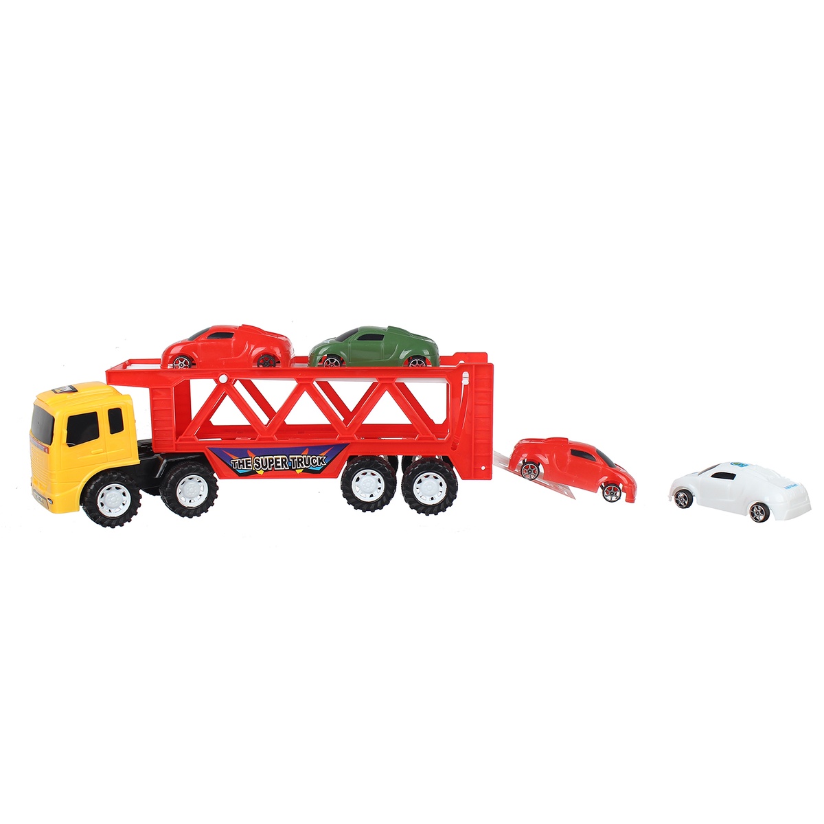 Đồ chơi mô hình xe tải chở ô tô CY.966-4 - hình 9