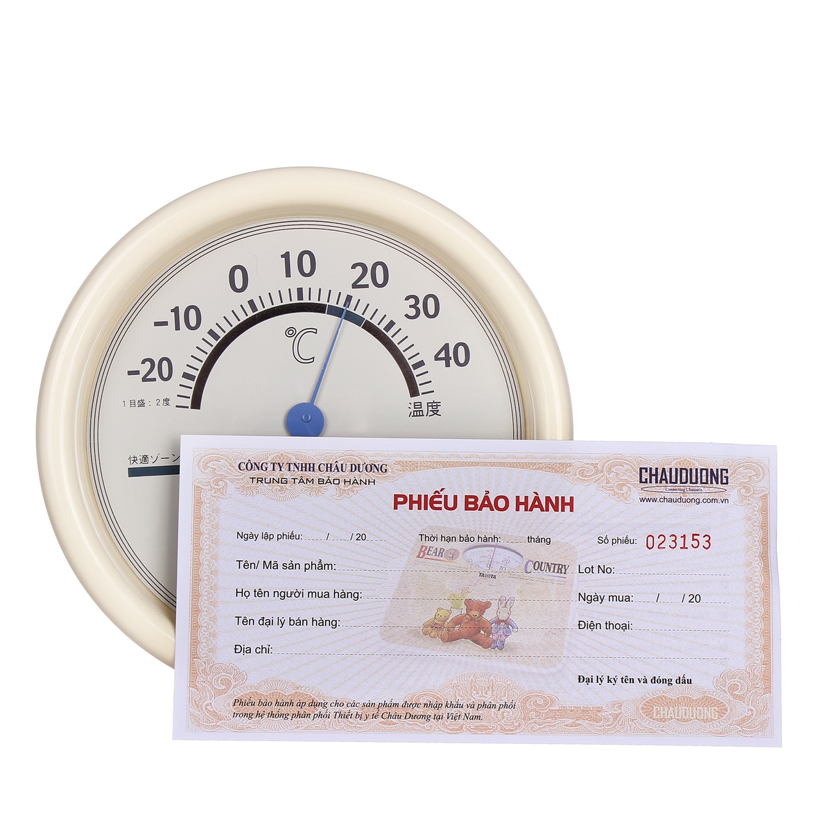 Đo nhiệt độ phòng và độ ẩm Tanita TT-513 - góc nghiêng
