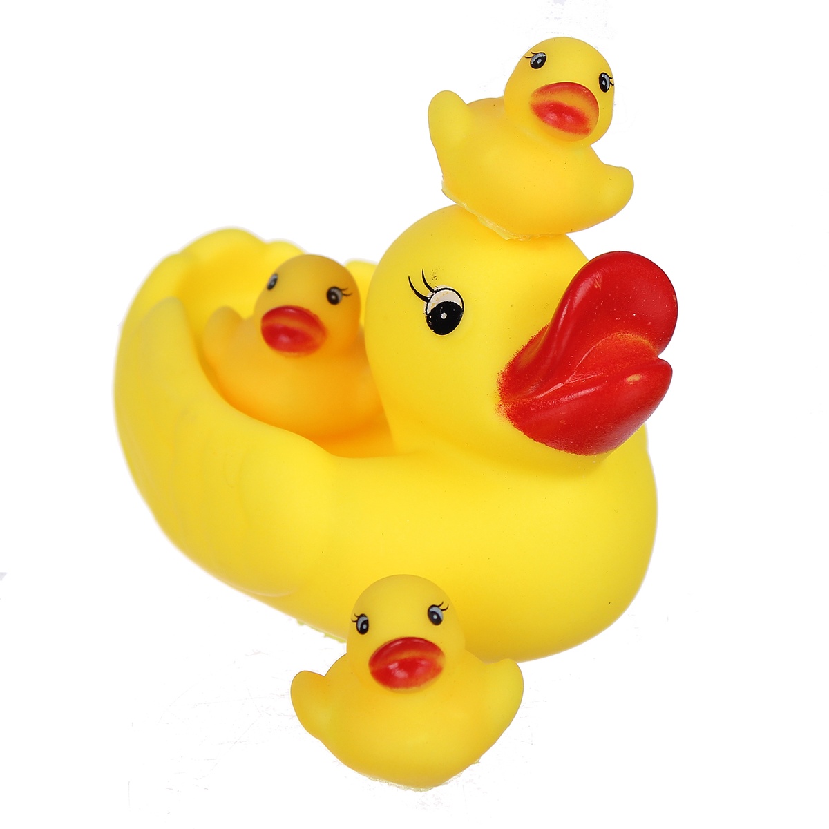 Bộ đồ chơi đàn vịt con và vịt mẹ CY.039 - mặt phải