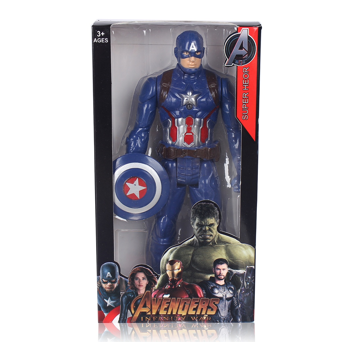 Đồ chơi đội trưởng Mỹ Captain America có đèn CY.3899-3 - góc nghiêng