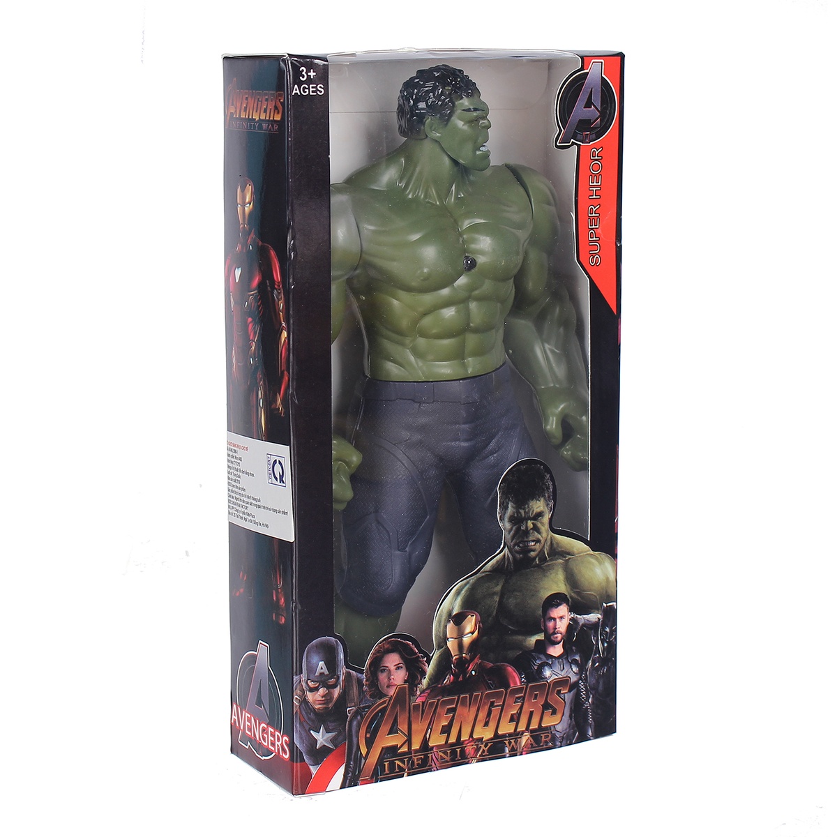Đồ chơi người khổng lồ xanh Hulk có đèn CY.3899-1 - mặt sau