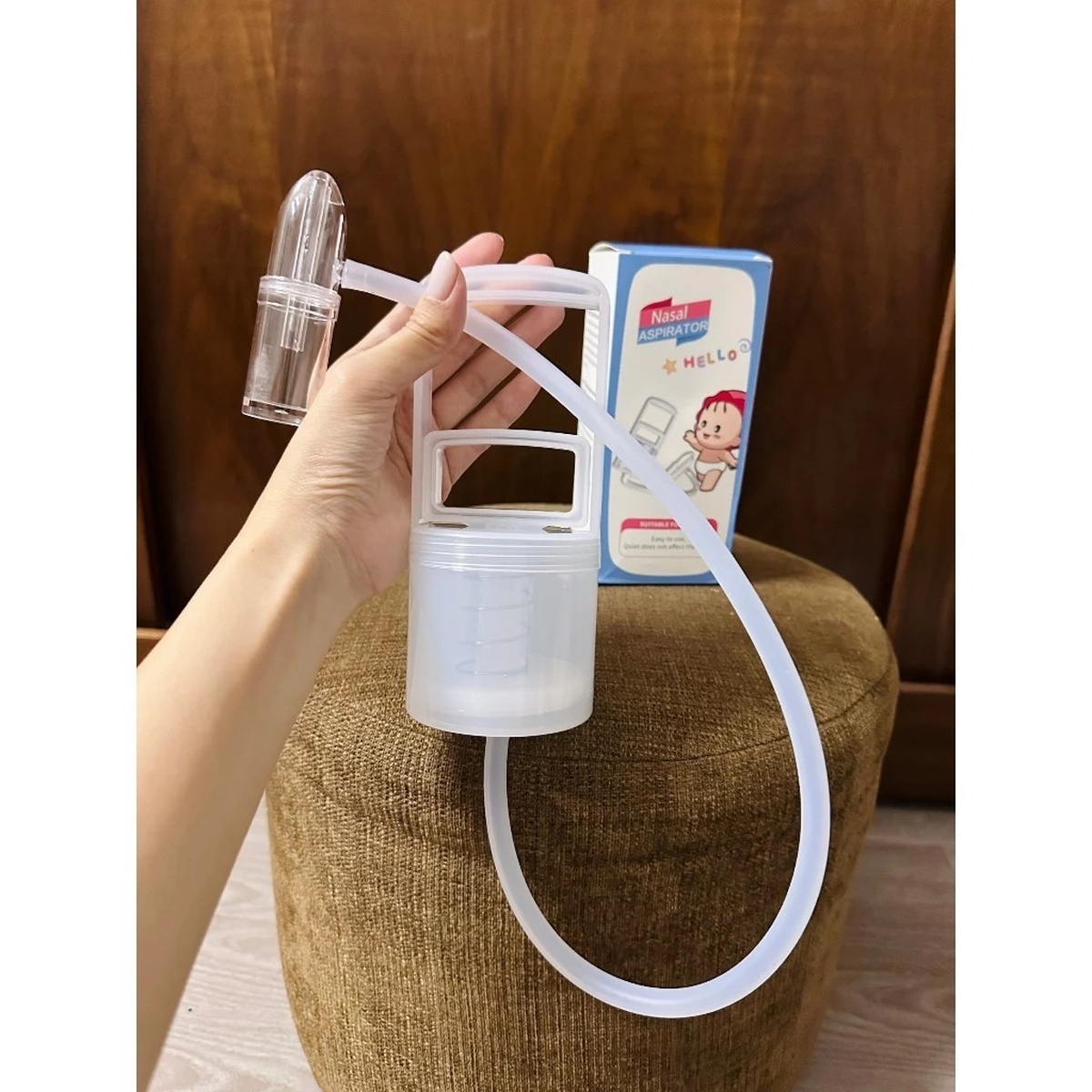 Dụng cụ hút mũi kéo tay thế hệ mới Nasal AC - mặt phải