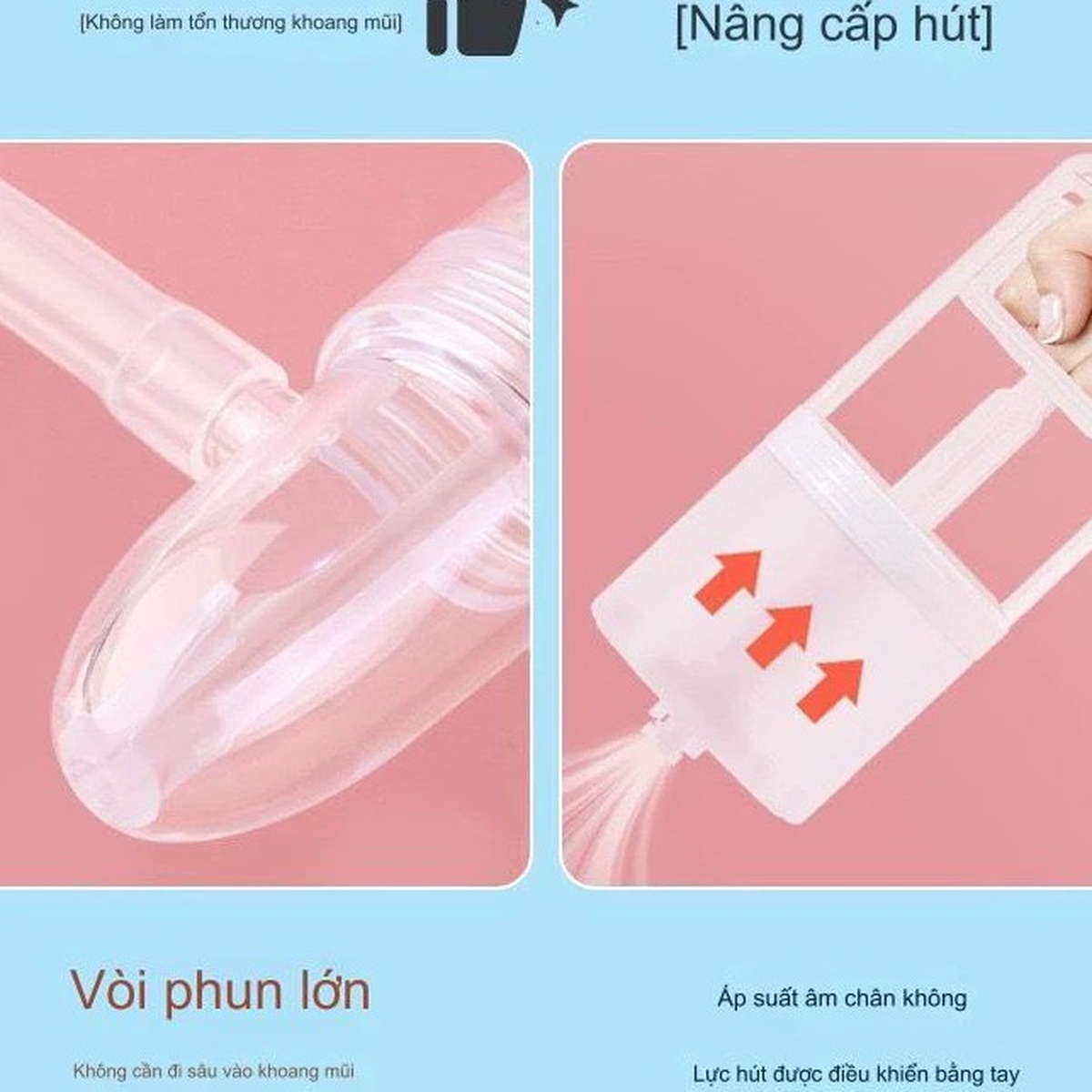 Dụng cụ hút mũi kéo tay thế hệ mới Nasal AC - hình 7