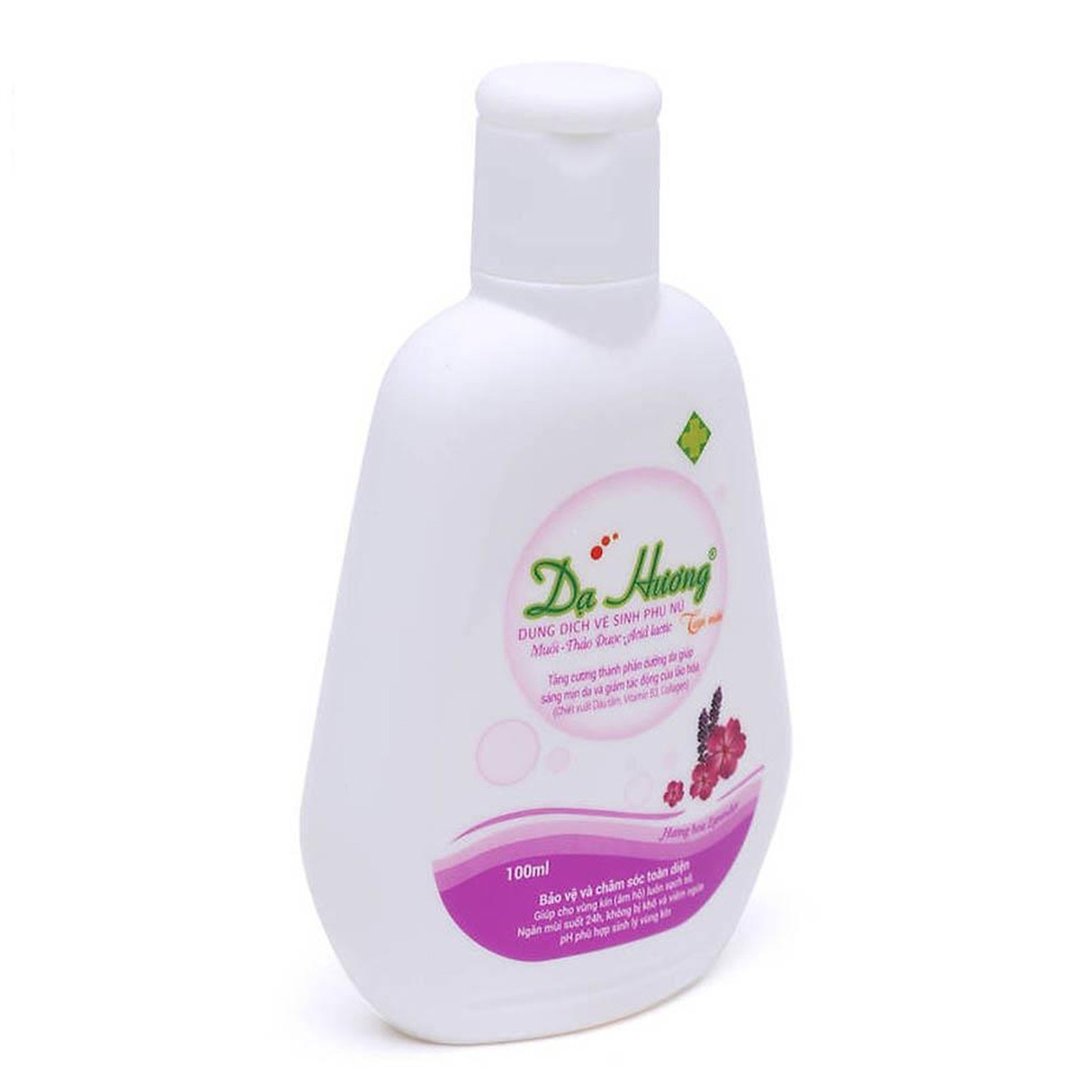 Dung dịch vệ sinh phụ nữ Dạ Hương Lavender tươi mới 100ml - mặt trái