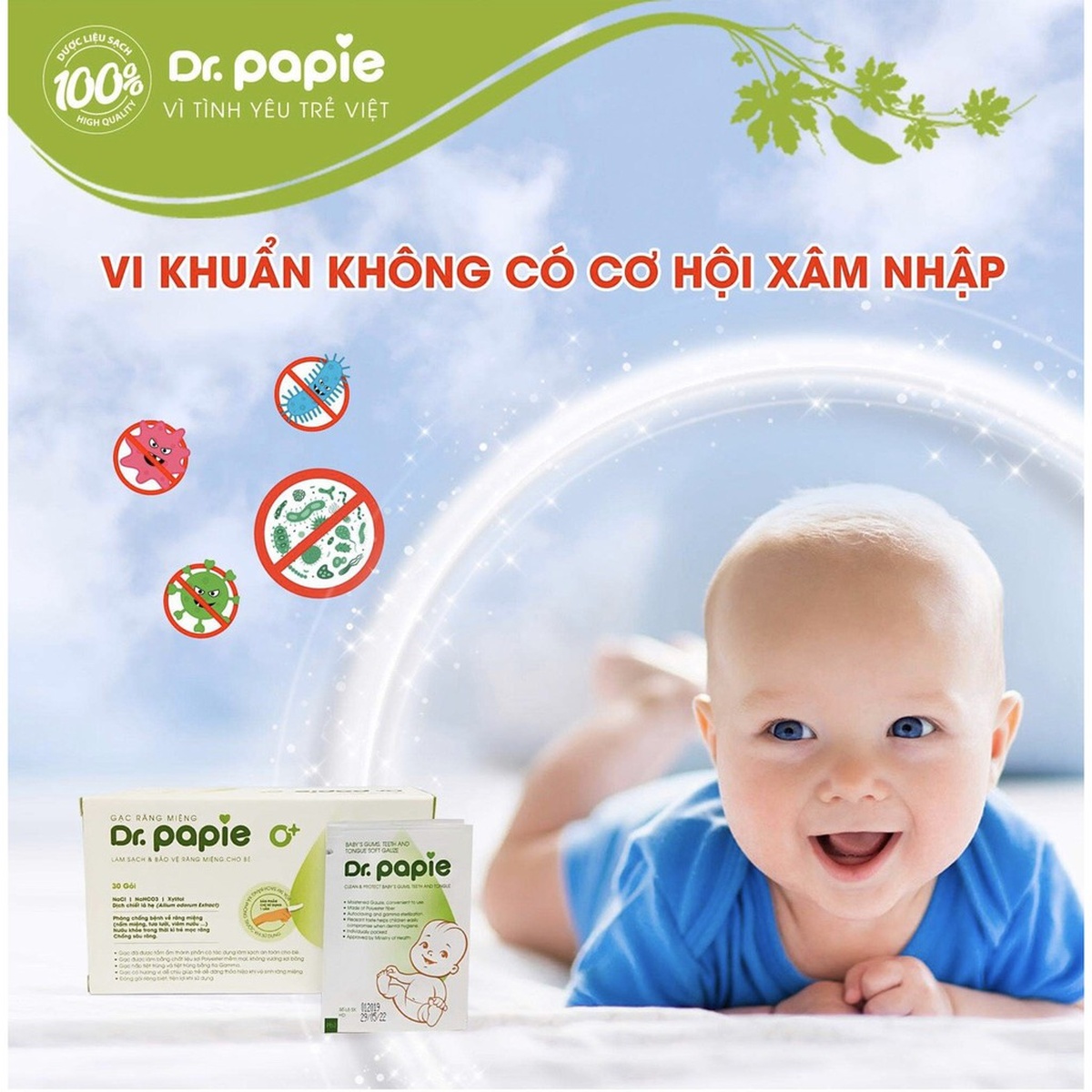 Gạc răng miệng Dr.papie 0+ - hình 6