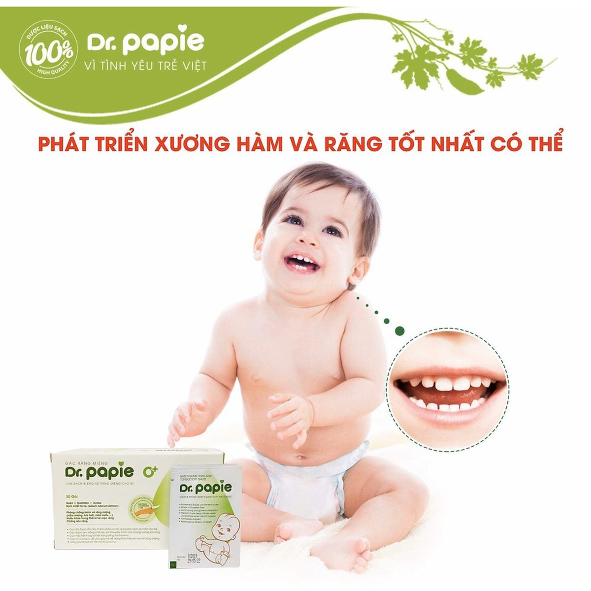 Gạc răng miệng Dr.papie 0+ - hình 7