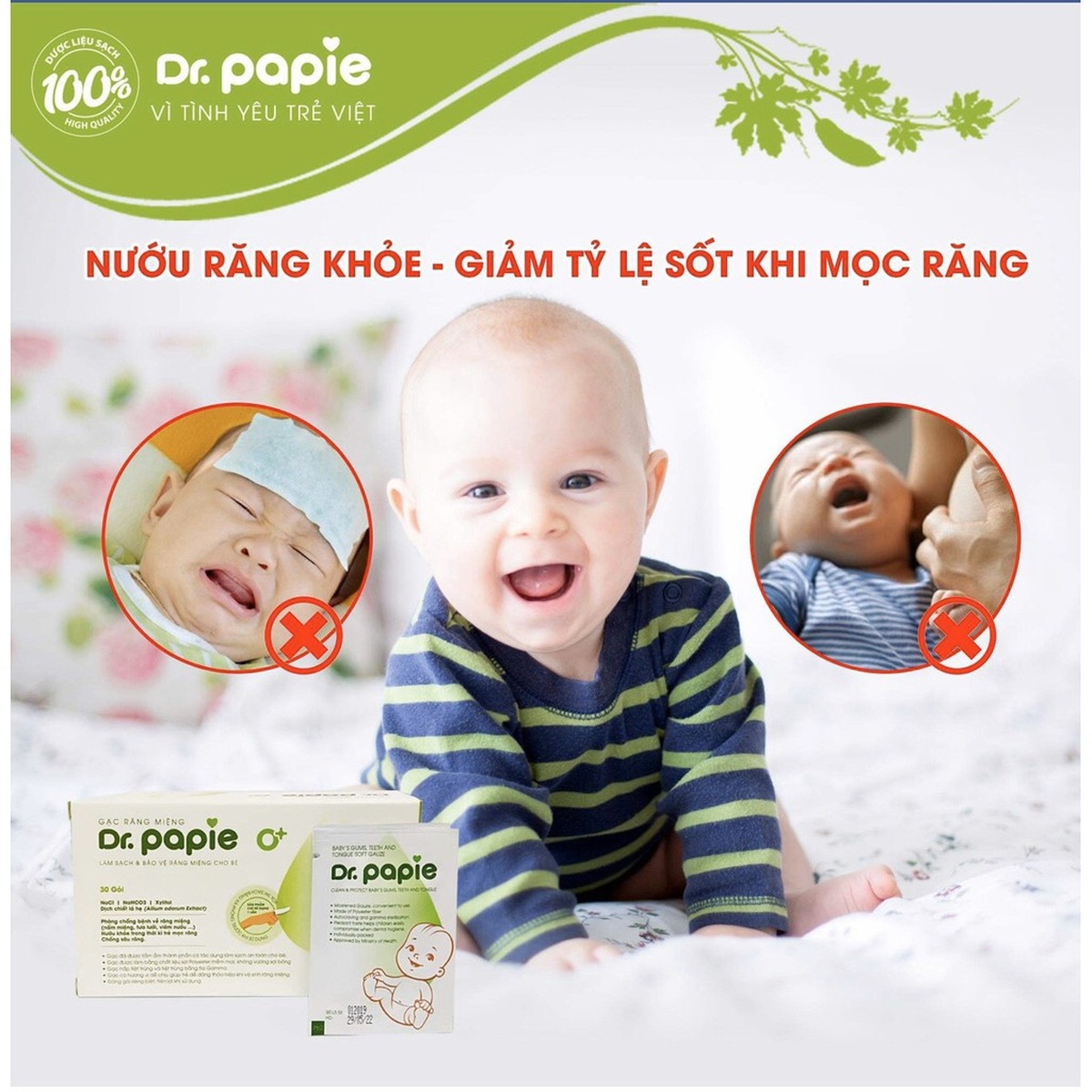 Gạc răng miệng Dr.papie 0+ - hình 8