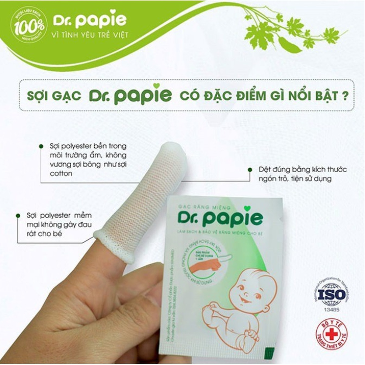 Gạc răng miệng Dr.papie 0+ - hình 9