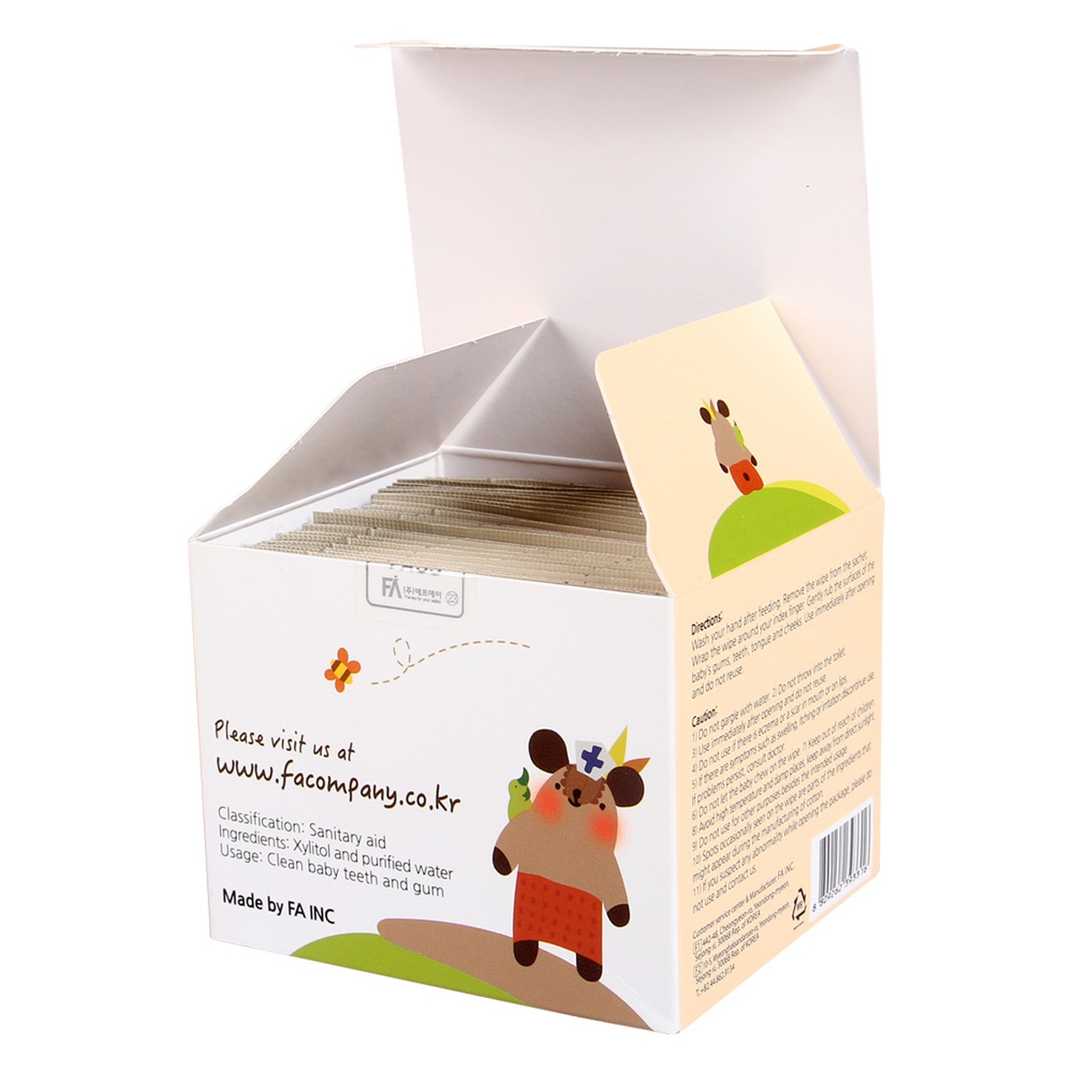 Gạc vệ sinh răng miệng cho bé Baby Bro - mặt phải