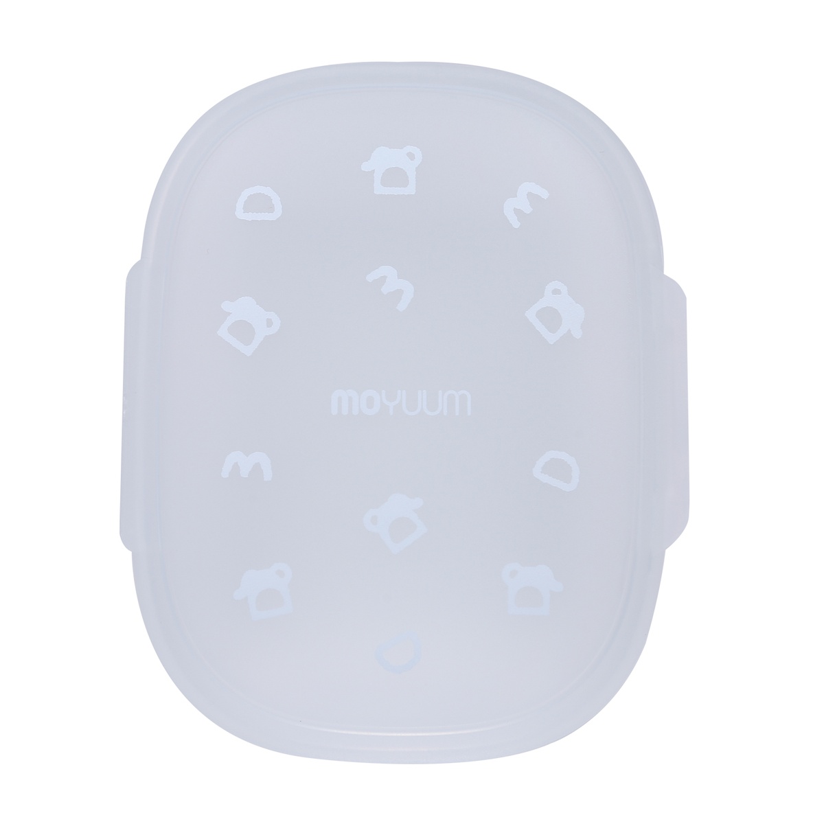 Gặm nướu Moyuum silicone chống mút tay hình voi (Xanh) - mặt trái