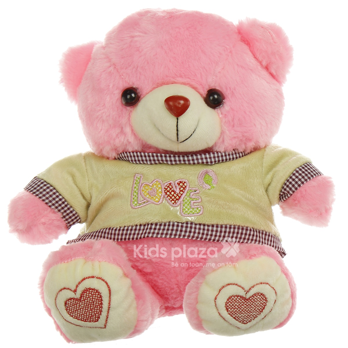 Đồ chơi gấu bông mặc áo Kids Love - mặt phải