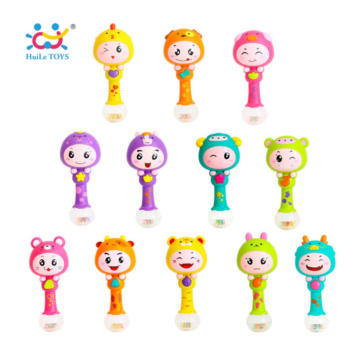 Gậy trống Zodiac Huile Toys HL.3101 - góc nghiêng