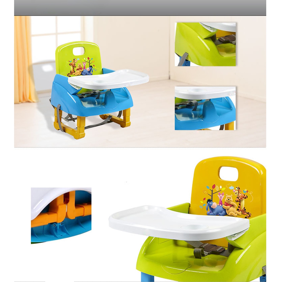 Ghế ăn cho bé Goodbaby ZG20E - góc nghiêng