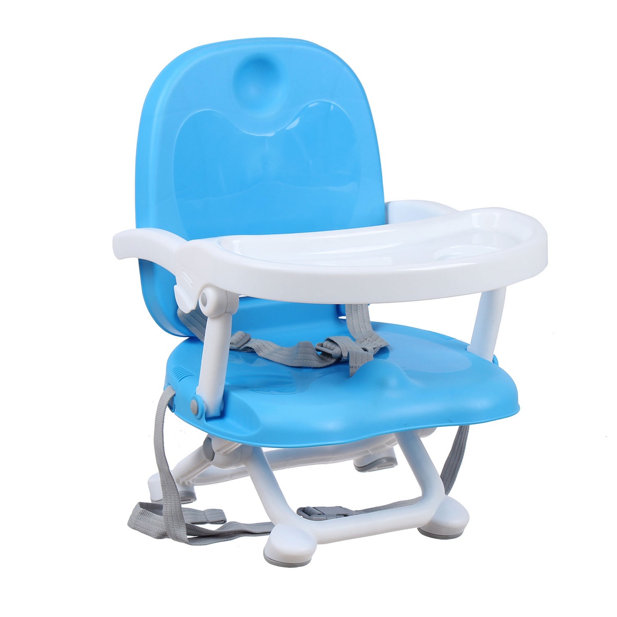 Ghế ăn siêu gấp gọn 4 cấp độ Kiza (màu xanh dương) - góc nghiêng