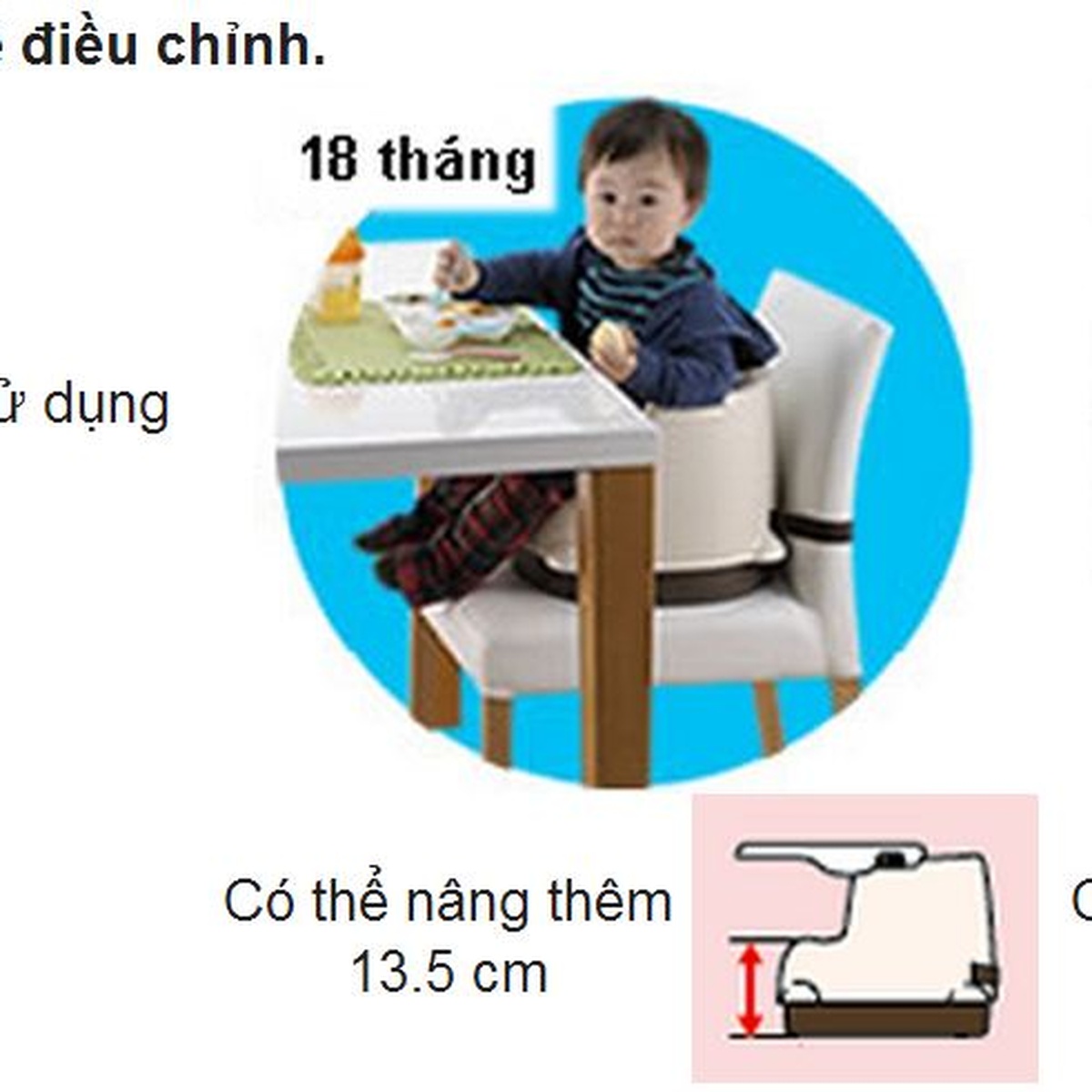 Ghế đúc liền khối Richell - hình 7