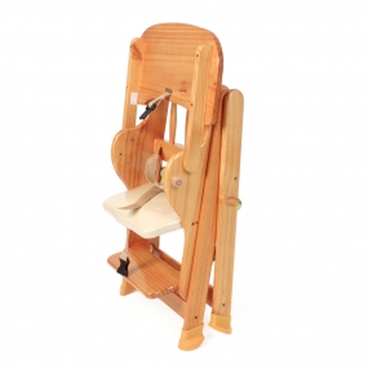 Ghế ăn dặm bằng gỗ Autoru cao cấp - góc nghiêng
