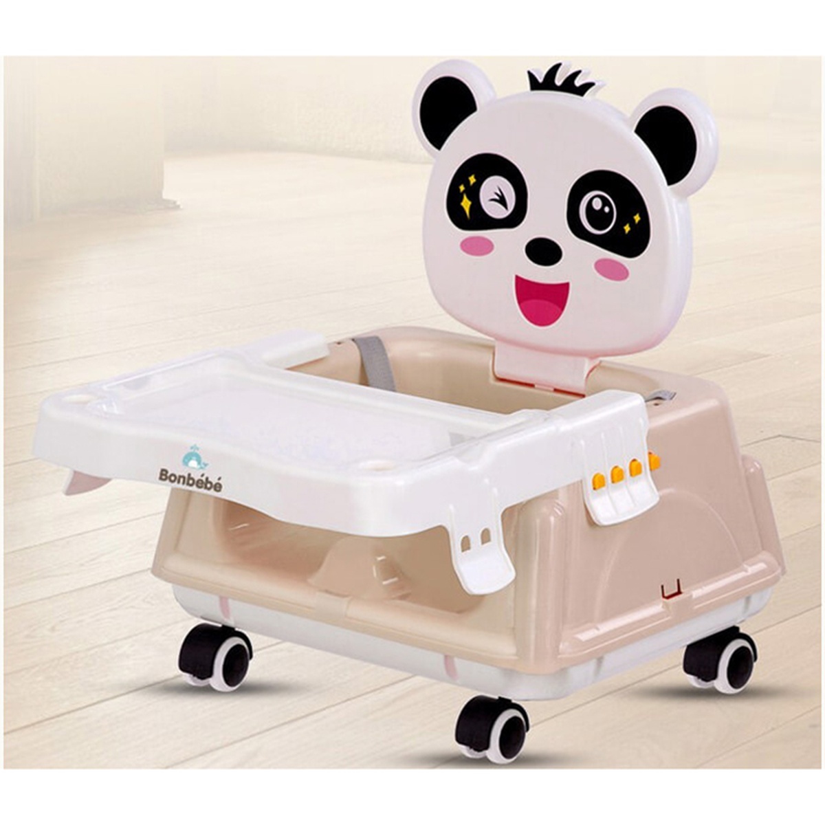 Ghế ăn dặm Bonbébé BB-12 đa năng hình gấu  - mặt sau