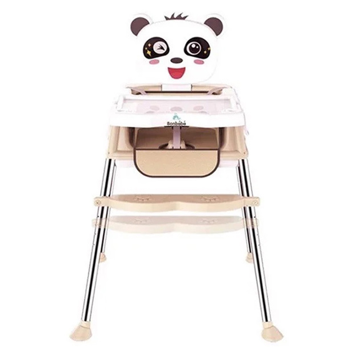 Ghế ăn dặm Bonbébé BB-12 đa năng hình gấu  - mặt trái