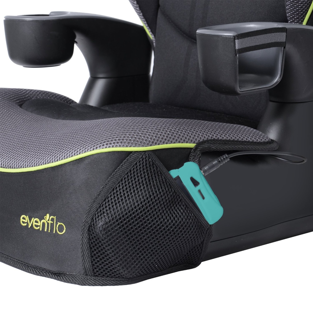 Ghế ngồi ô tô Evenflo Big Kid LX High Back Booster - góc nghiêng