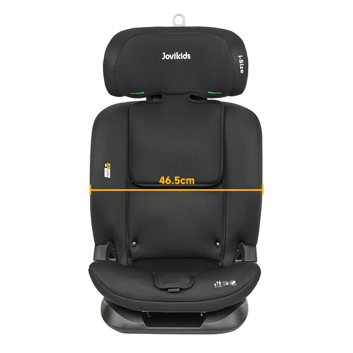 Ghế ngồi ô tô Jovikids CICI TT R129 15M-12Y (Màu đen) - mặt phải