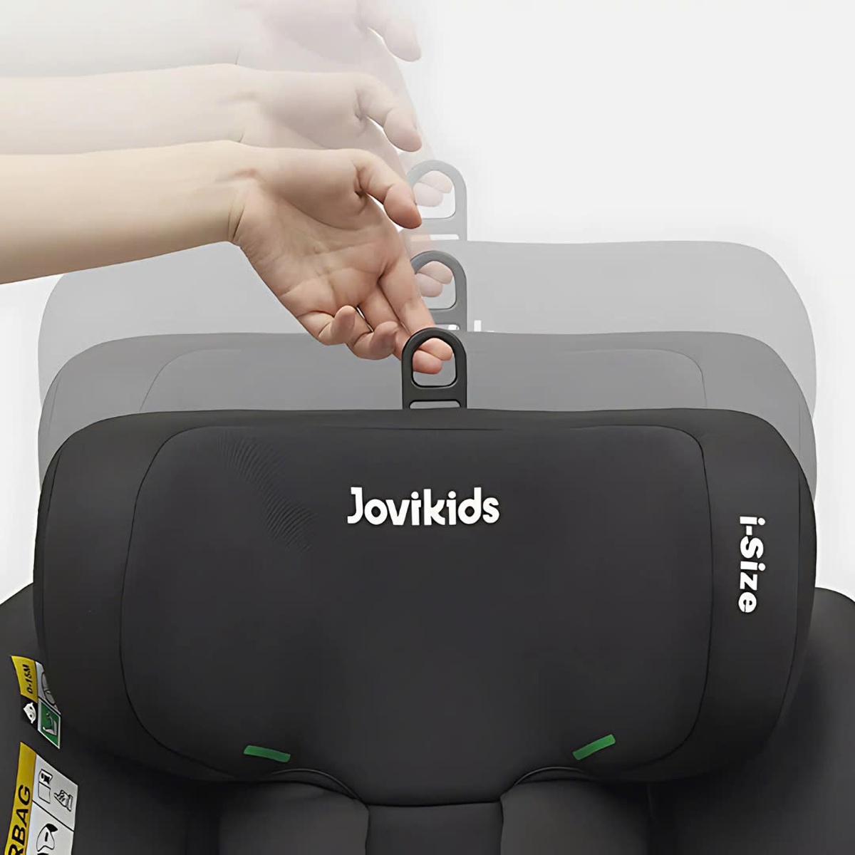 Ghế ngồi ô tô Jovikids Ranger TT Đen cho bé R129 (0-12Y) - hình 7