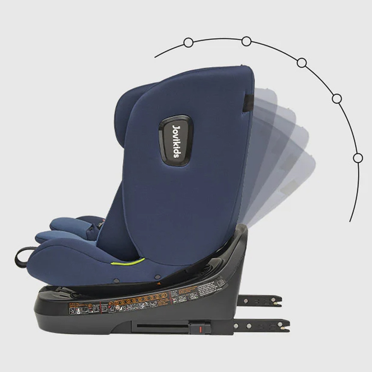 Ghế ngồi ô tô Jovikids Ranger TT R129 0-12Y (Màu xanh) - mặt phải